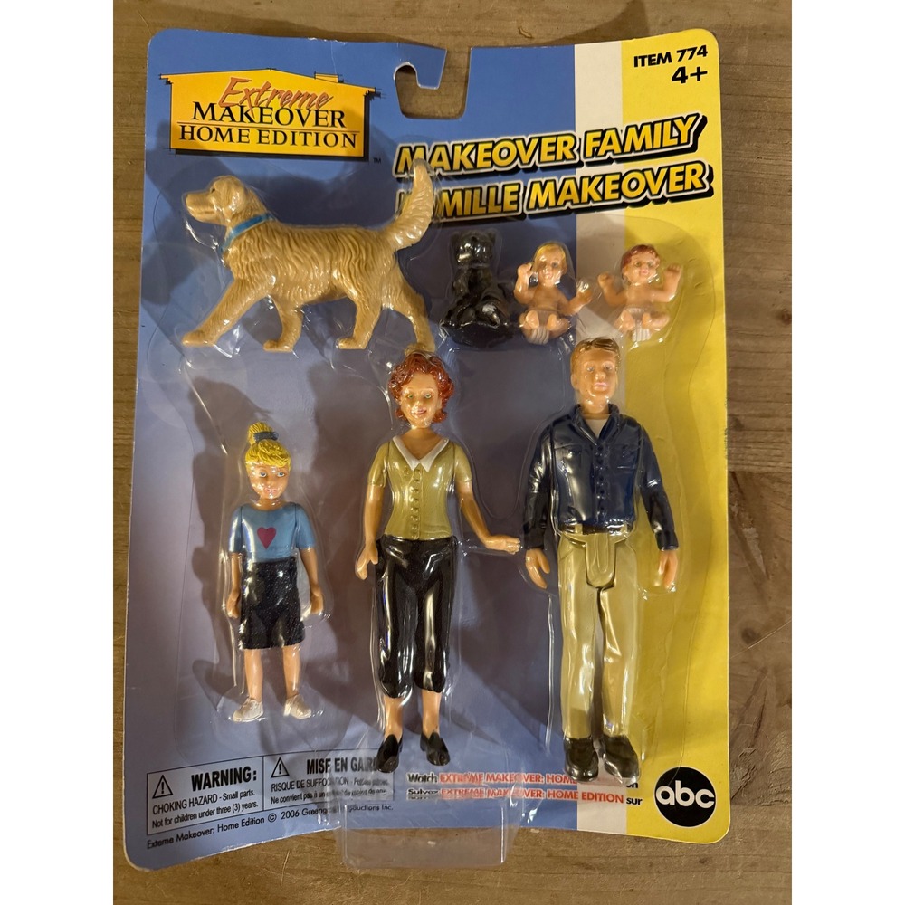 Extreme Makeover Home Edition Makeover Family 1:12 Scale‎ Figures 2006 ABC Item